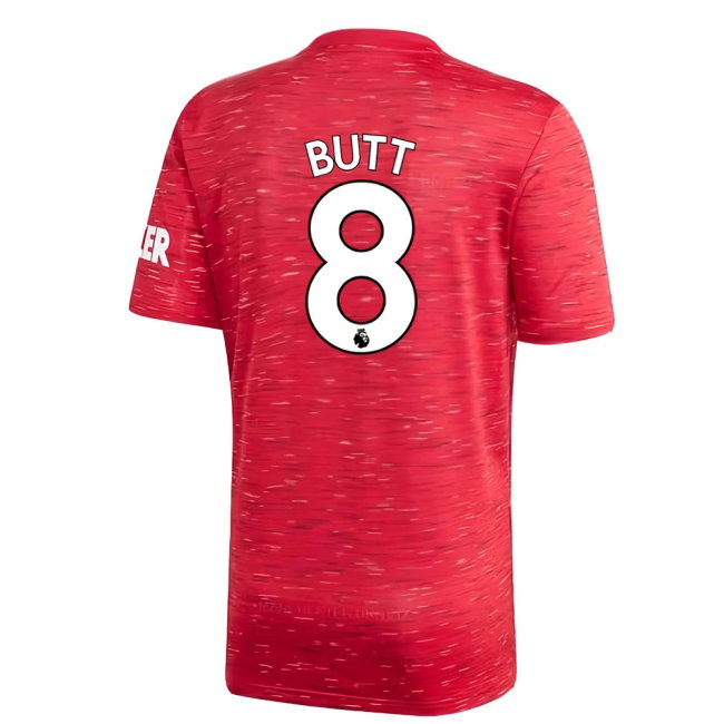 2020-2021 Man Utd Adidas Home Football Shirt (Kids) (BUTT 8)-SoccerKits Hub | Buy Soccer Jerseys Online